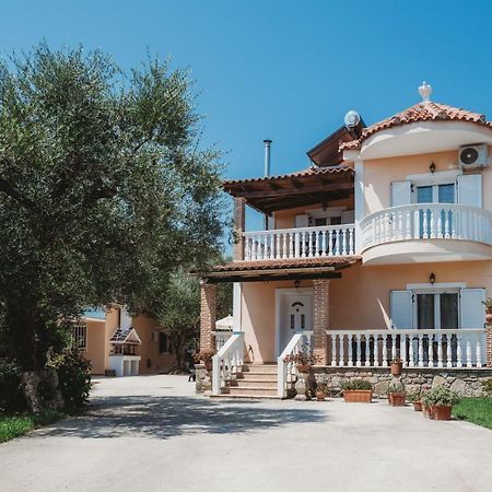 Villa Rosa 3 Bedroom With Sea View Tragaki Bagian luar foto