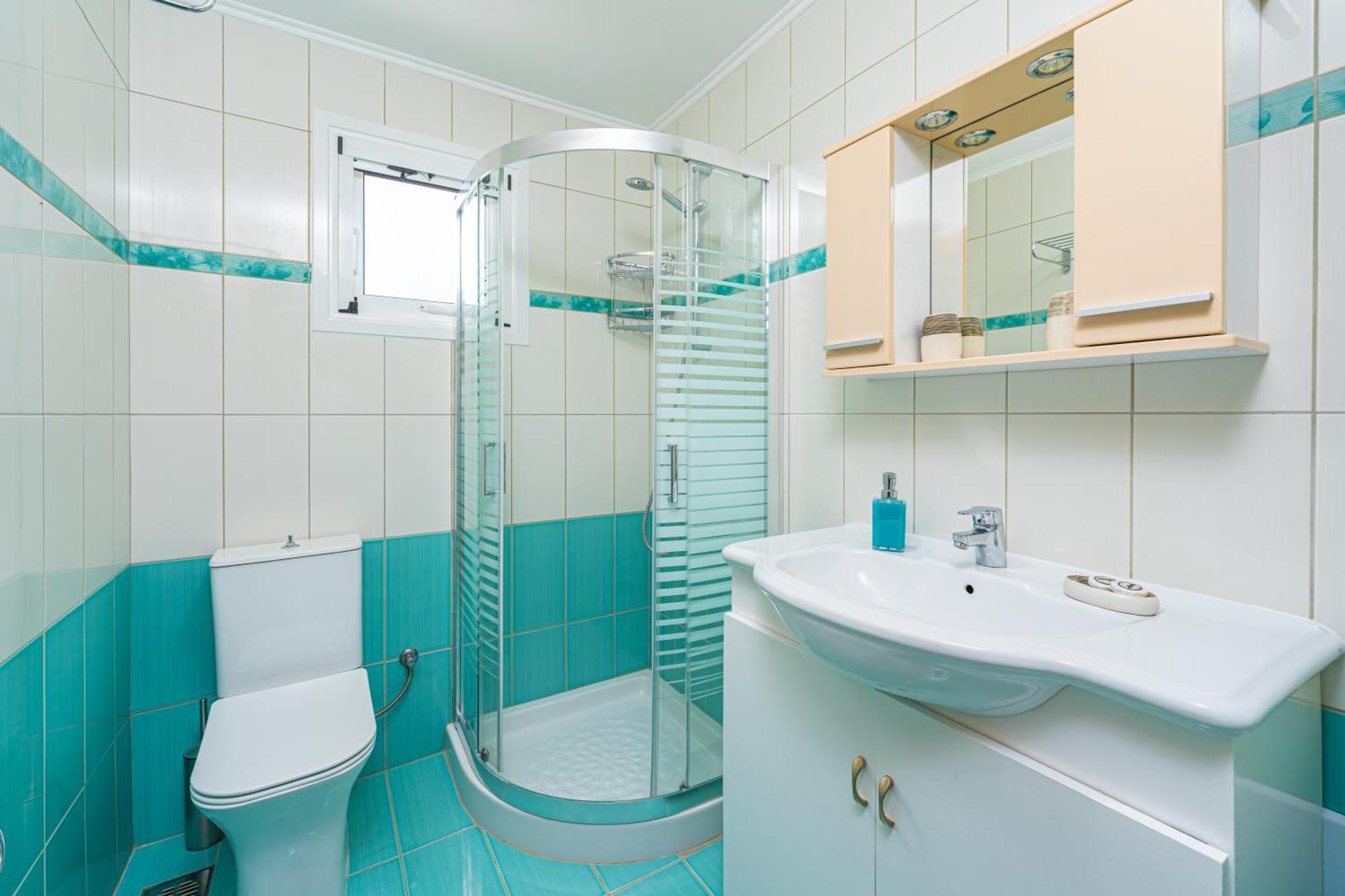 Villa Rosa 3 Bedroom With Sea View Tragaki Bagian luar foto