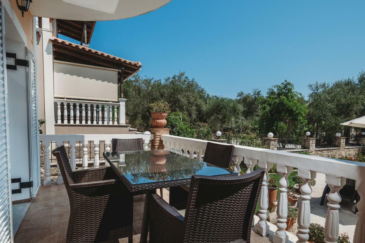 Villa Rosa 3 Bedroom With Sea View Tragaki Bagian luar foto