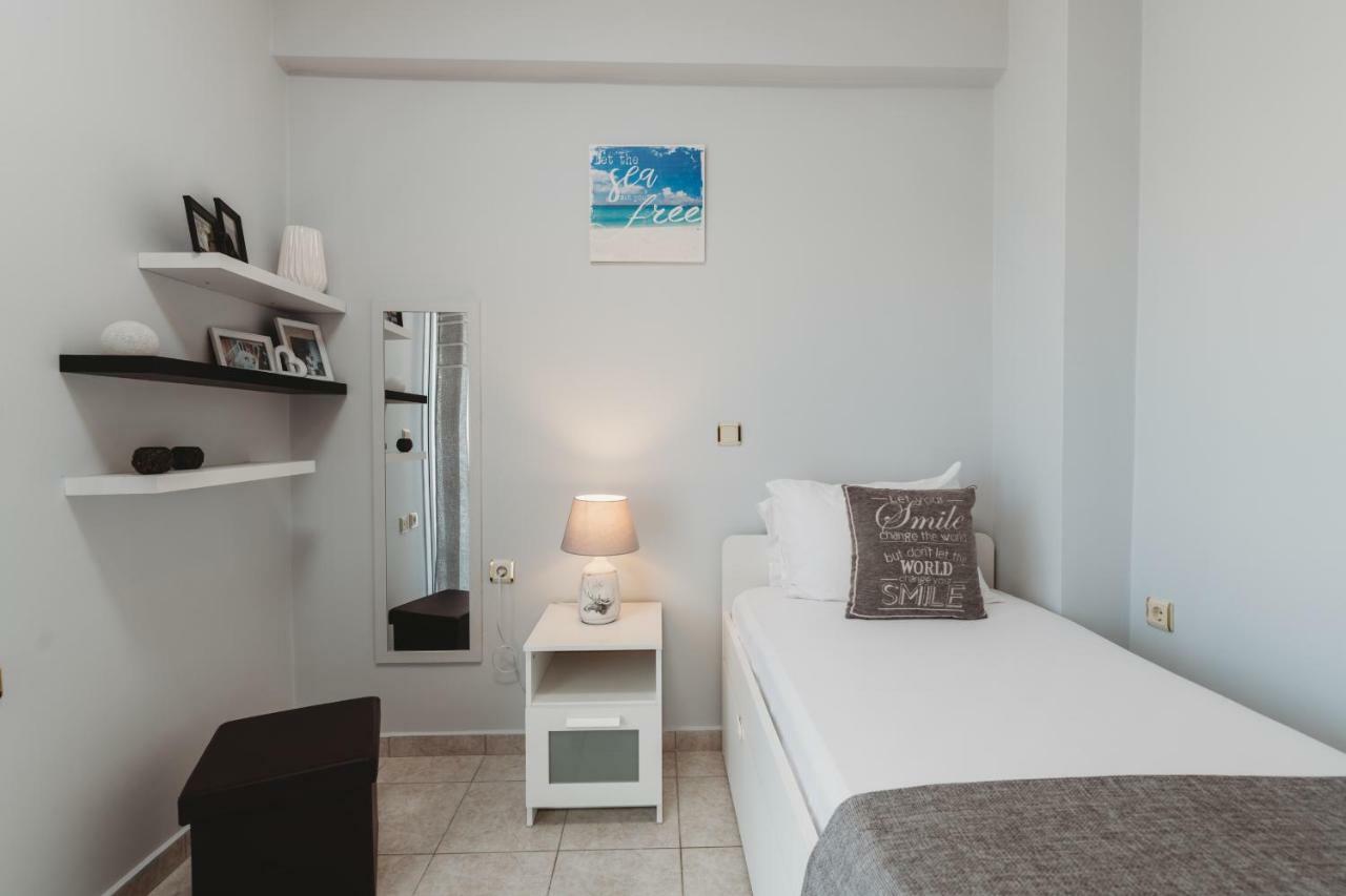 Villa Rosa 3 Bedroom With Sea View Tragaki Bagian luar foto